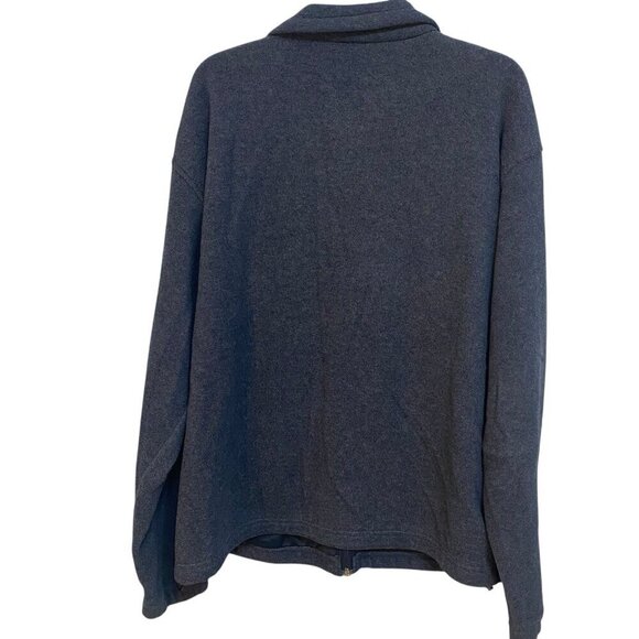 Columbia Crossterra Blue Full Zip Fleece Jacket Size Large Outerwear Hike Camp - Picture 2 of 6